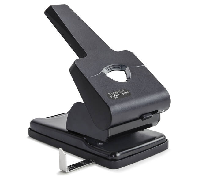 Perforator Rapesco Germ-Savvy Heavy Duty HD865-P antibacterieel 2-gaats zwart