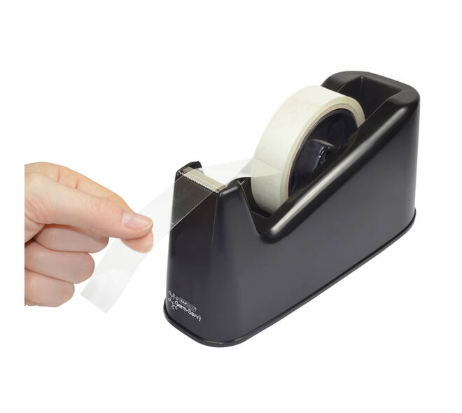 Plakbandhouder Rapesco Germ-Savvy 500 antibacterieel zwart