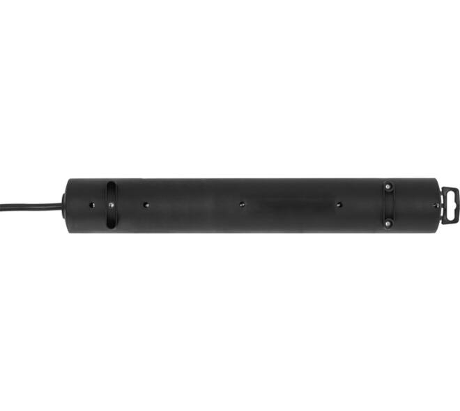 Stekkerdoos Brennenstuhl Comfort Plus 6vdig incl platte stekker 2m zw