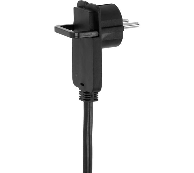Stekkerdoos Brennenstuhl Comfort Plus 6vdig incl platte stekker 2m zw