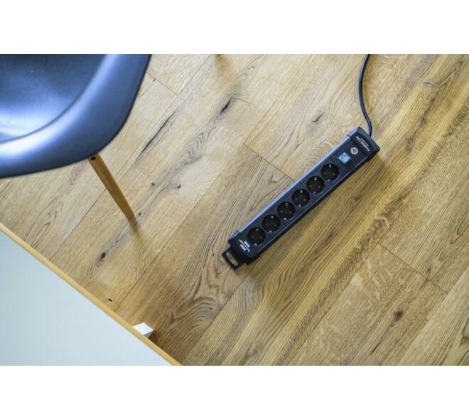 Stekkerdoos Brennenstuhl Premium 6 voudig 3 meter zwart