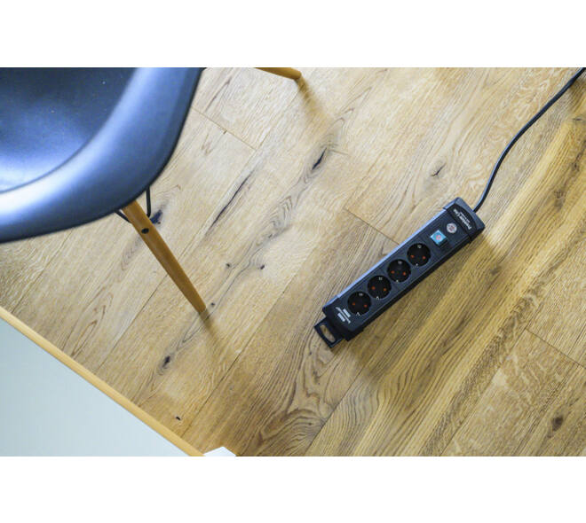 Stekkerdoos Brennenstuhl Premium 4 voudig 1.8 meter zwart