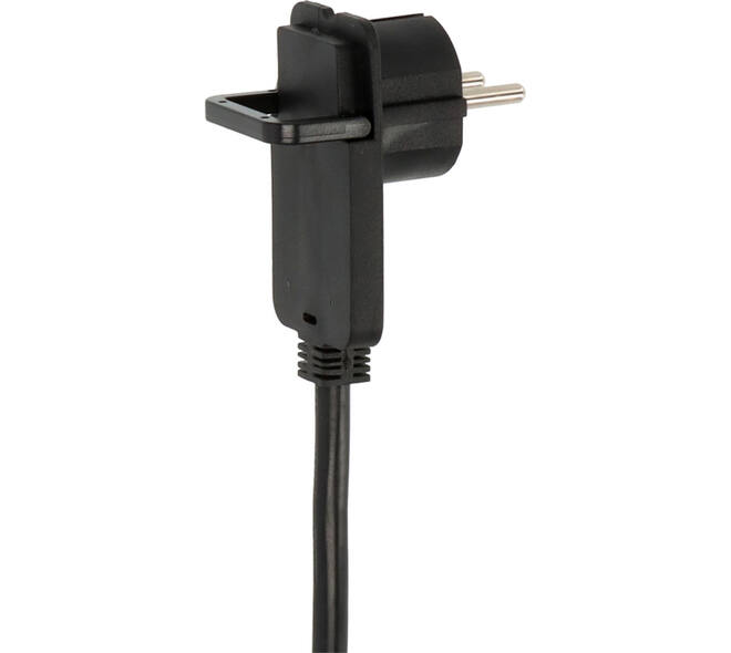 Stekkerdoos Brennenstuhl Comfort Plus 4vdg incl platte stekker 2m zw