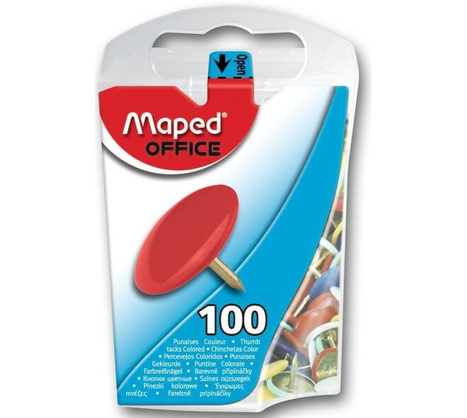 Punaises Maped kleur 100st