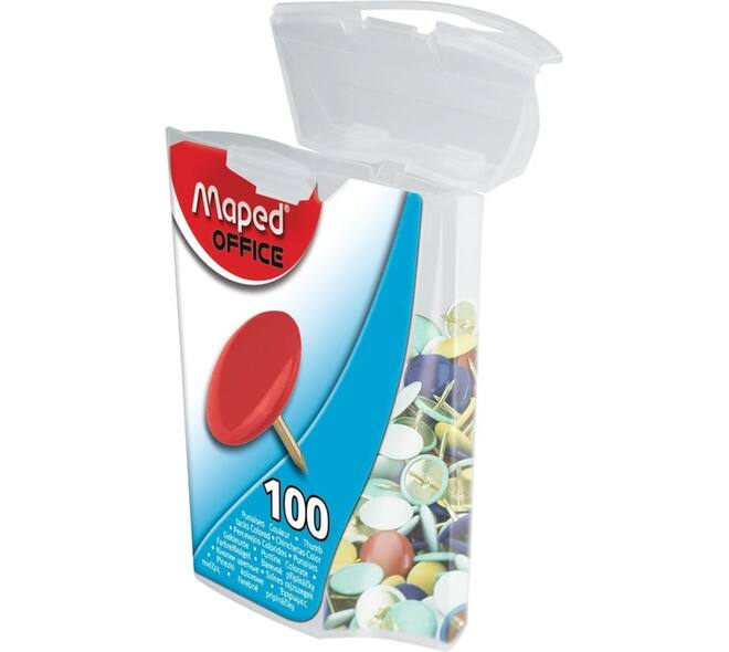 Punaises Maped kleur 100st