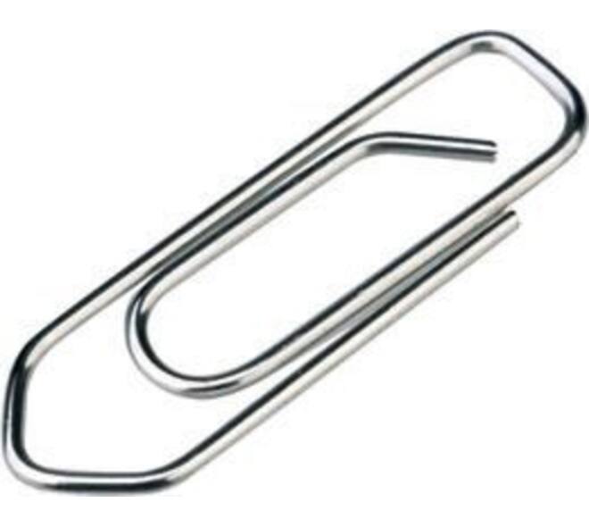 Paperclip Maped Office 25mm 100 stuks zilver