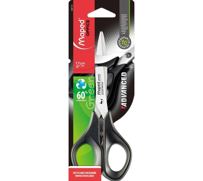 Schaar Maped Office Advanced 17cm zwart