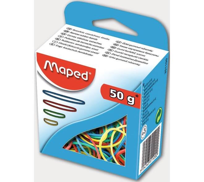 Elastiek Maped 50 gram assorti