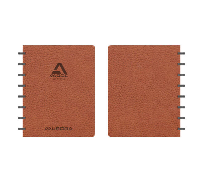 Schrift Adoc Business A5 lijn 144 pagina's 90gr bruin