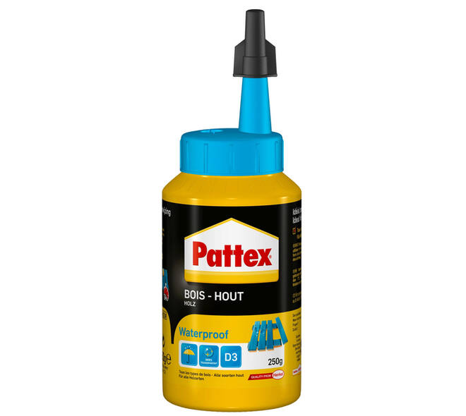 Houtlijm Pattex D3 Waterproof 250ml