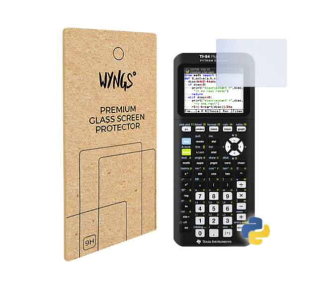 Screen protector rekenmachine TI-84+ CE-T en Evo-T 2 stuks