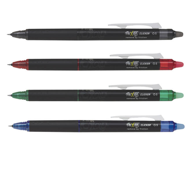 Rollerpen PILOT friXion Synergy point clicker fijn blauw