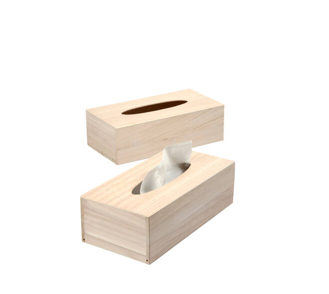 Tissuedoos Creativ Company 27x14x8cm hout