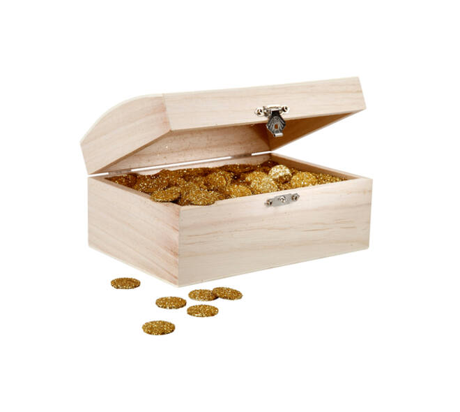 Schatkist Creativ Company 16.5x11x8.55cm hout