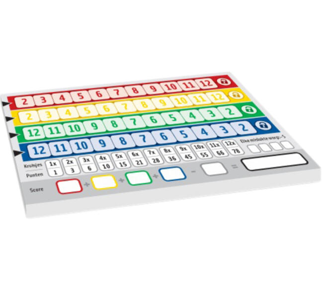 Qwixx scorebloks