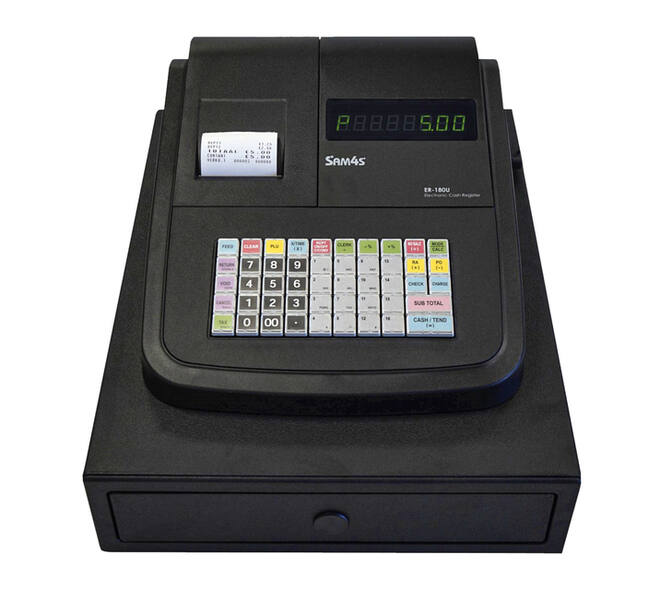 Kassa SAM4S ER-180U small zwart