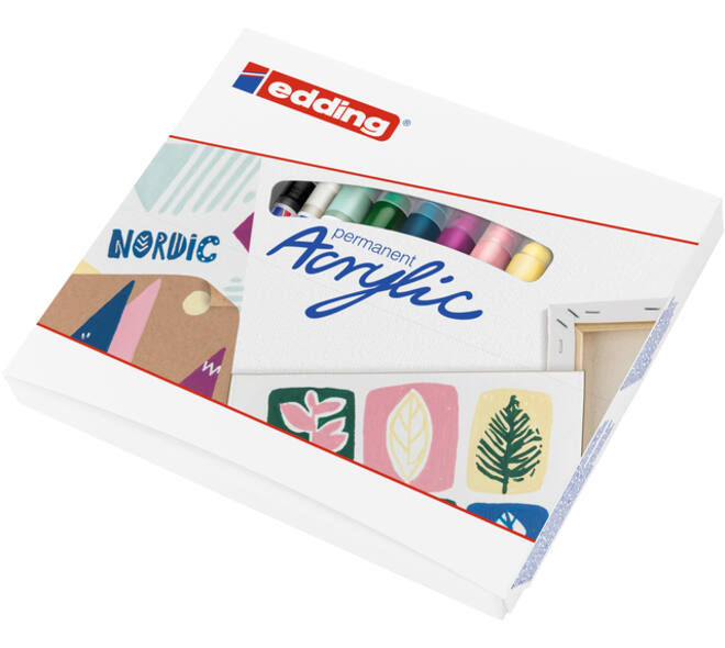 Acrylmarker edding starterskit klein Scandinavisch