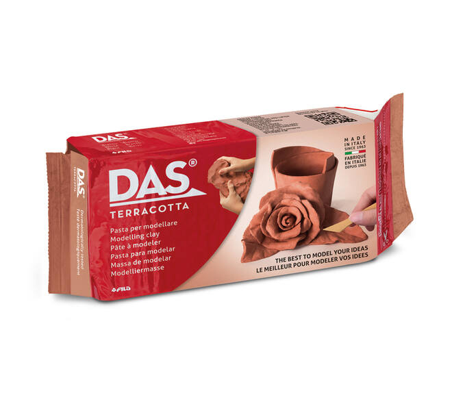 Boetseerklei DAS luchthardend 1000 gram terracotta