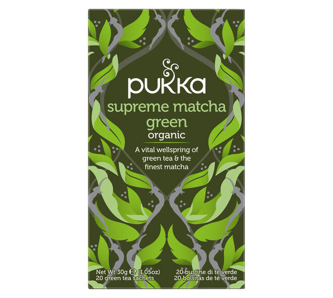 Thee Pukka supreme matcha green tea 20 zakjes