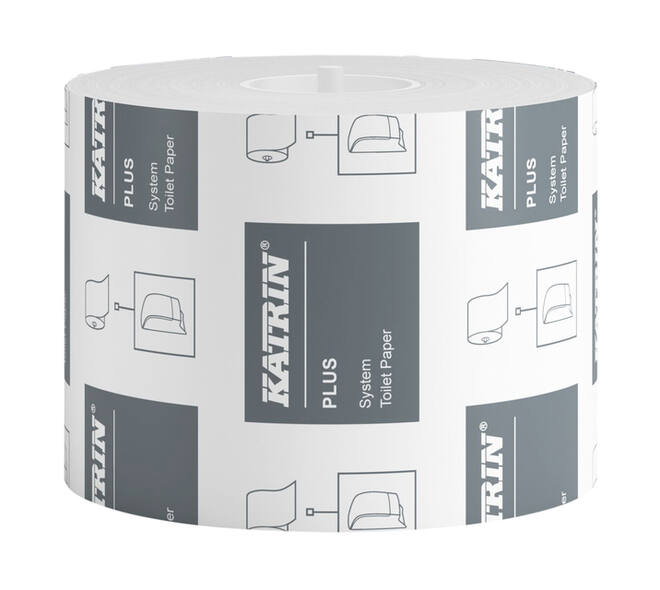 Toiletpapier Katrin Plus systeemrol 2-laags 96m wit 66940
