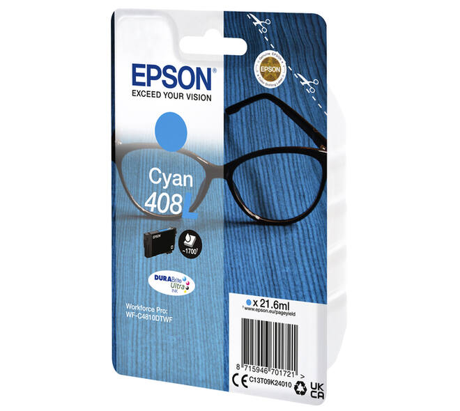 Inktcartridge Epson T09K240 408L blauw