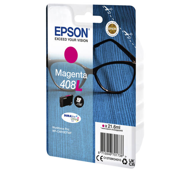 Inktcartridge Epson T09K340 408L rood