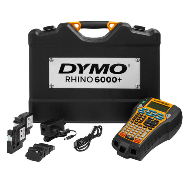 Labelprinter Dymo Rhino 6000+ industrieel abc 24mm geel