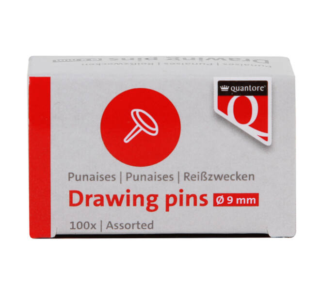 Punaises Quantore 100 stuks assorti