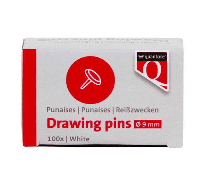Punaises Quantore 100 stuks zilver