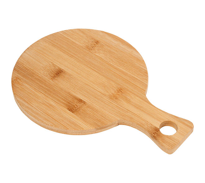 Snijplank Creativ Company rond Ø 17cm, lengte 24cm bamboe