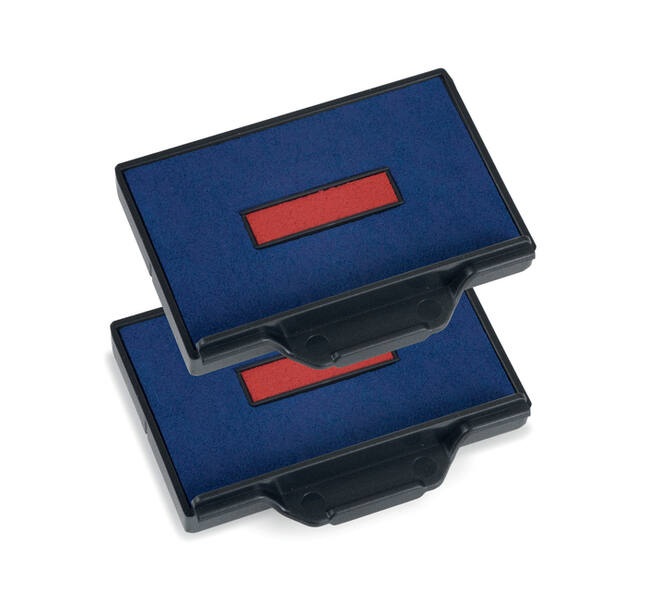 Stempelkussen Trodat Professional 6/56/2 2 stuks blauw en rood