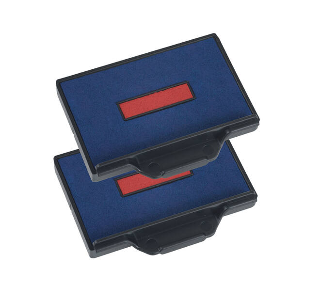 Stempelkussen Trodat Professional 6/56/2 2 stuks blauw en rood