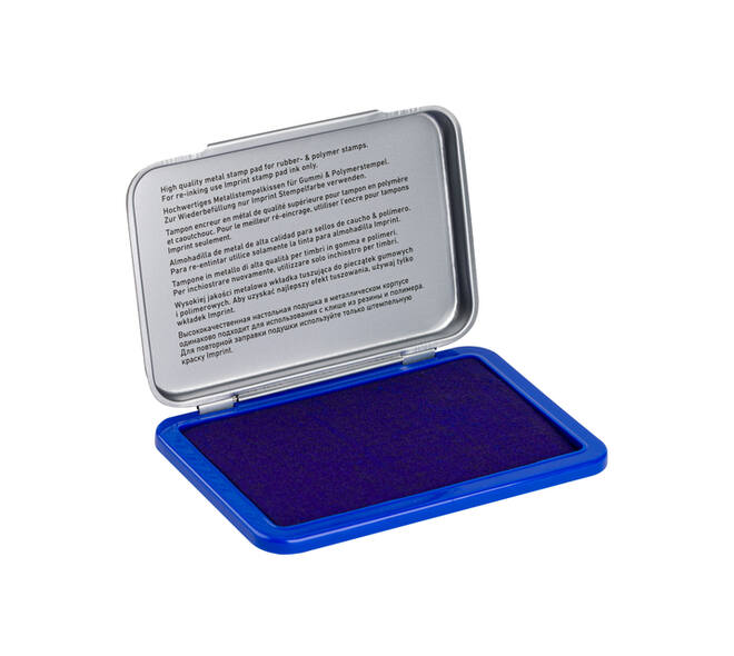 Inktkussen Trodat metaal 9051M 90x50mm blauw