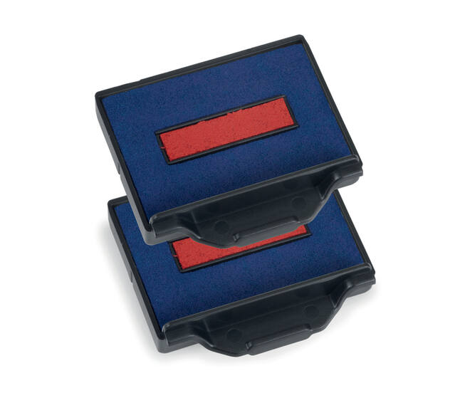 Stempelkussen Trodat Professional 6/50/2 2 stuks blauw en rood