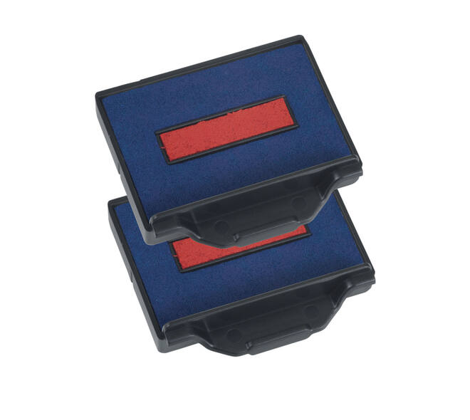 Stempelkussen Trodat Professional 6/50/2 2 stuks blauw en rood