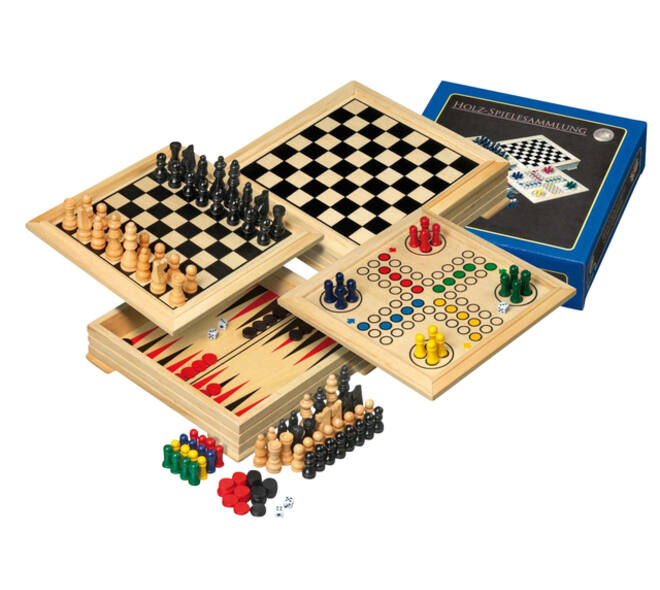 Houten spellendoos