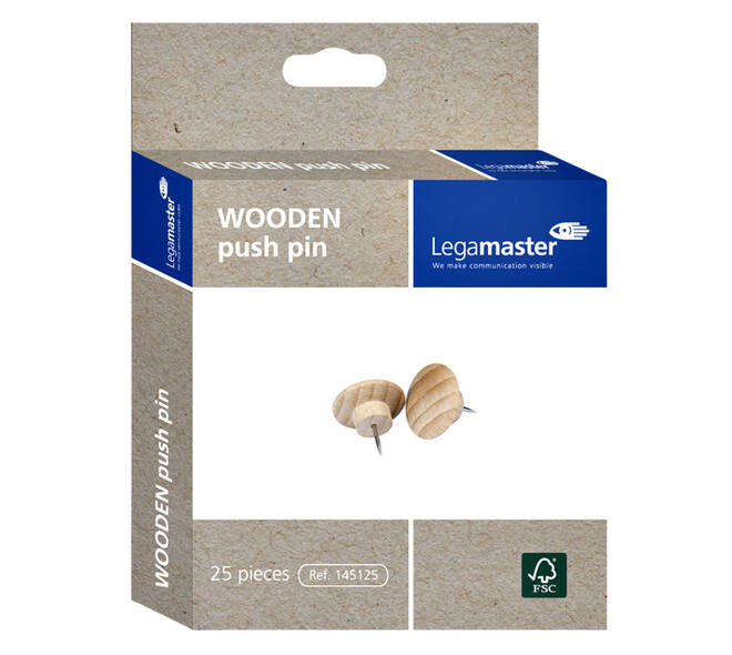 Push pins Legamaster hout 25 stuks