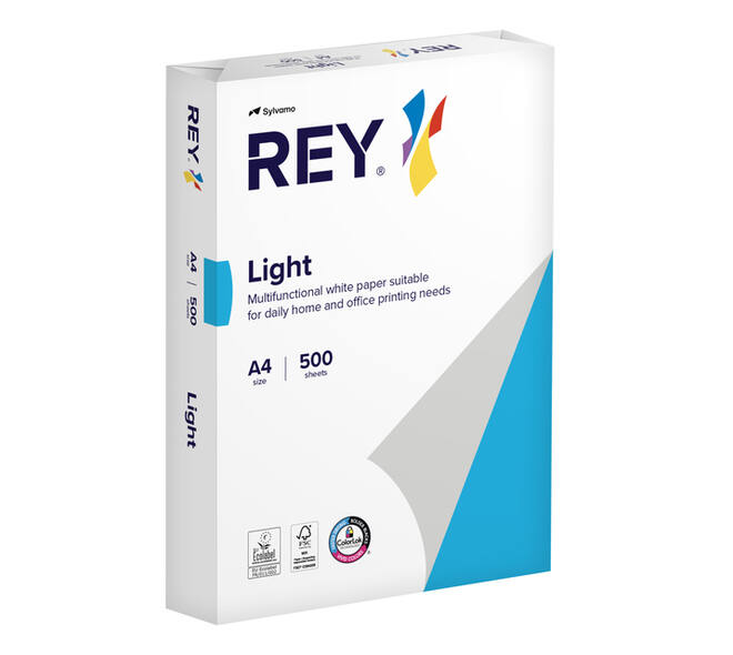 Kopieerpapier Rey Office Light A4 75gr wit 500 vel