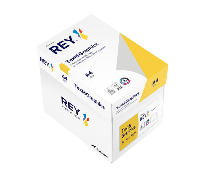Kopieerpapier Rey Text & Graphics A4 80gr wit 500 vel