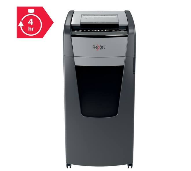 Papiervernietiger Rexel Optimum Auto+ 600X P4 snippers 4x30mm