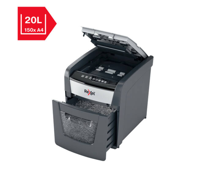Papiervernietiger Rexel Optimum Auto+ 50X P4 snippers 4x28mm