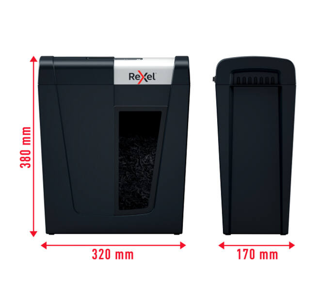 Papiervernietiger Rexel Secure MC4 P5 snippers 2x15mm
