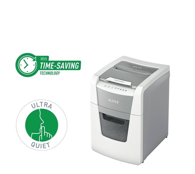 Papiervernietiger Leitz IQ Auto+ Small Office 100 P4 snippers 4x28mm