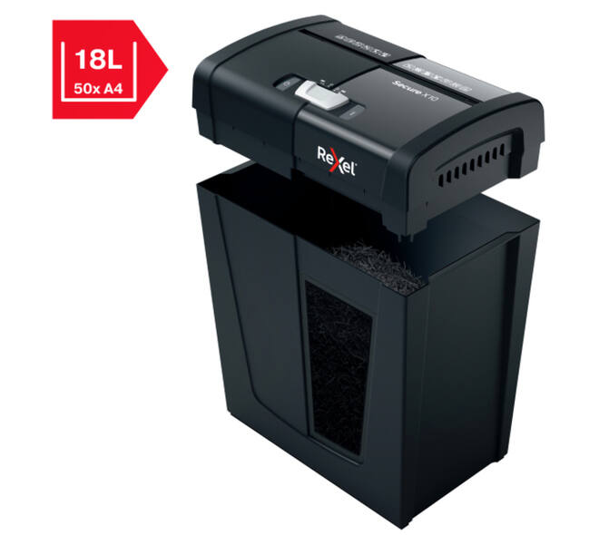 Papiervernietiger Rexel Secure X10 P4 snippers 4x40mm