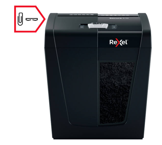 Papiervernietiger Rexel Secure X10 P4 snippers 4x40mm