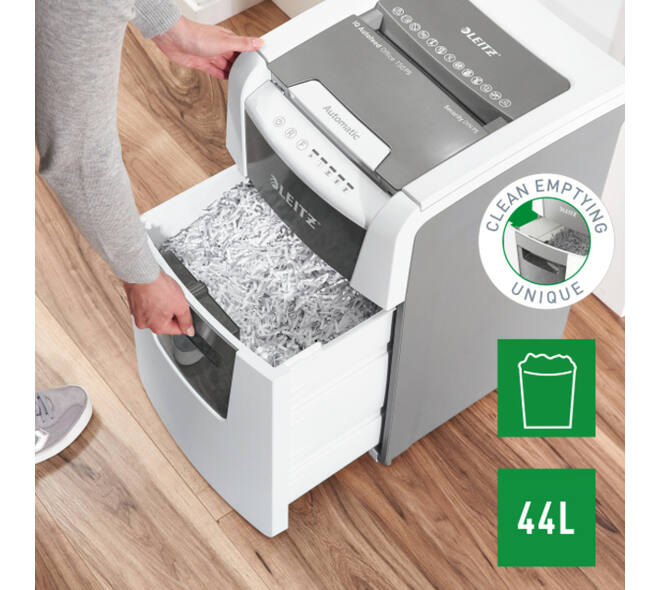Papiervernietiger Leitz IQ Auto+ Office 150 P5 snippers 2x15mm