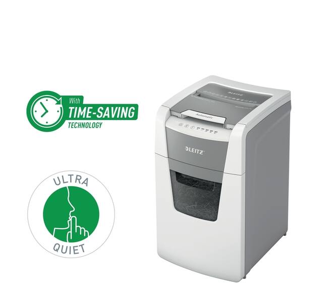 Papiervernietiger Leitz IQ Auto+ Office 150 P5 snippers 2x15mm