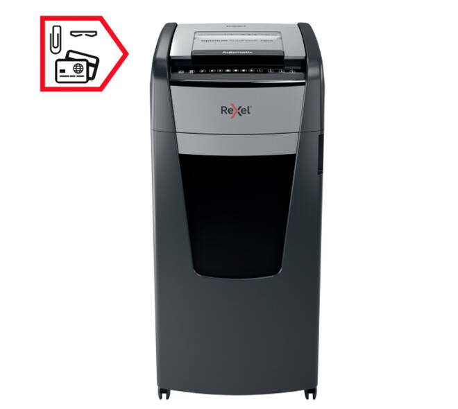 Papiervernietiger Rexel Optimum Auto+ 750X P4 snippers 4x30mm