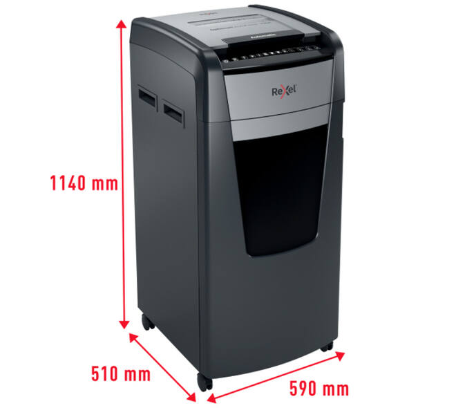 Papiervernietiger Rexel Optimum Auto+ 750X P4 snippers 4x30mm