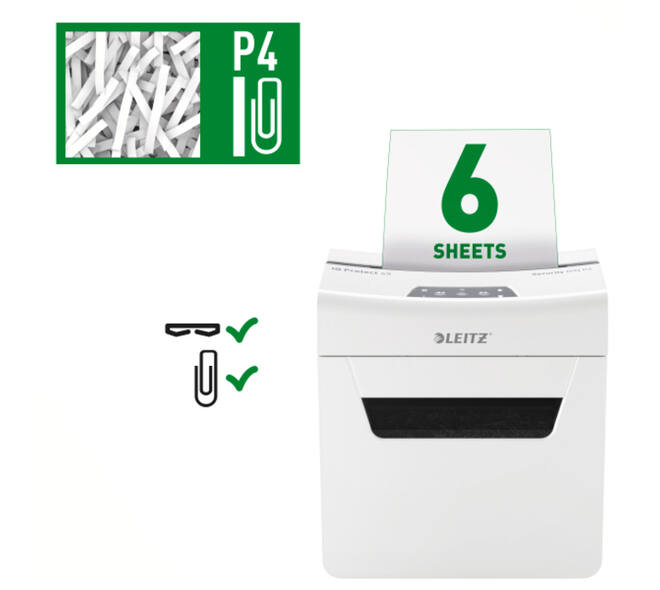Papiervernietiger Leitz IQ Protect Premium 6X snippers 4x40mm